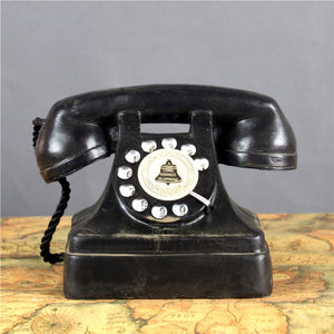 Resin Handicraft Retro Telephone
