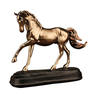 Resin Copper Horse