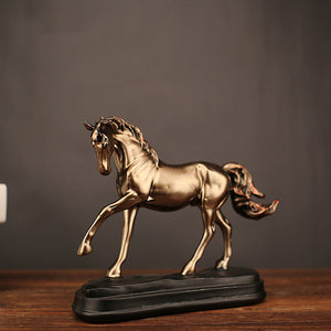 Resin Copper Horse